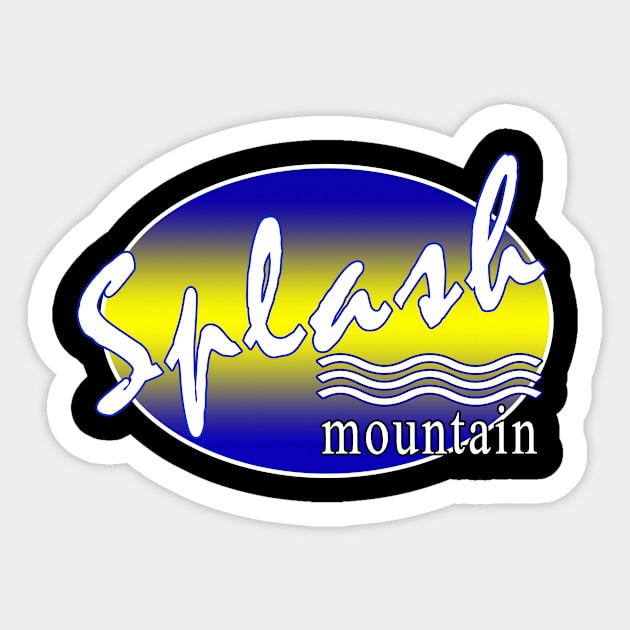 Splash mountain Sticker by Seven Spirit